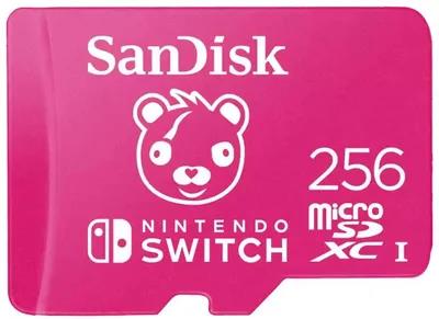 Изображение Карта памяти SanDisk MicroSDXC Nintendo Switch Class 10 256 Гб  SDSQXAO-256G-GN6ZG