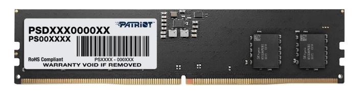 Изображение Оперативная память 8 GB DDR5 Patriot PSD58G560081 (44800 Мб/с, 5600 МГц, CL46)