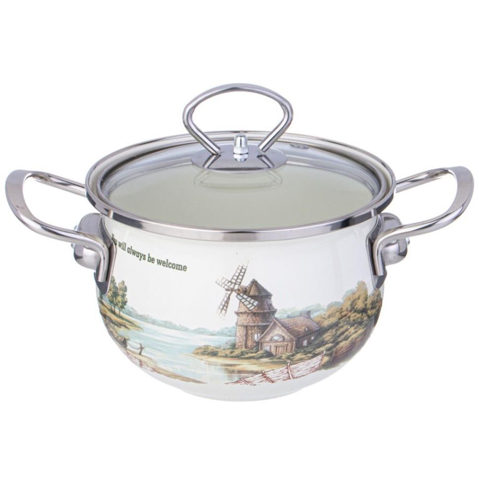 Изображение Кастрюля AGNESS 943-065 FAMILY HOUSE со ст.крышкой (1,5 л )