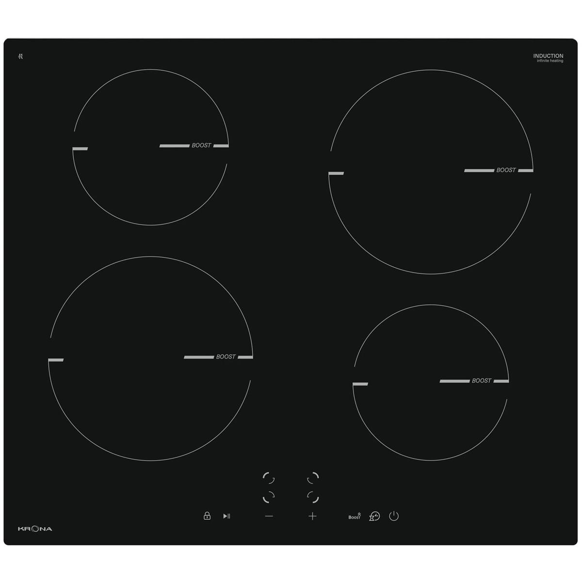 Изображение Варочная панель Krona MAGIER 60 BL 4BTK (черный)
