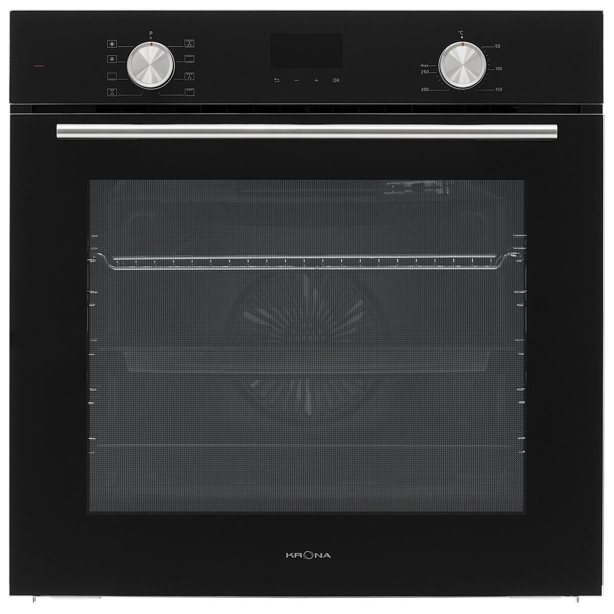 Изображение Духовой шкаф Krona MOTIV 60 BL (78 л , чёрный)