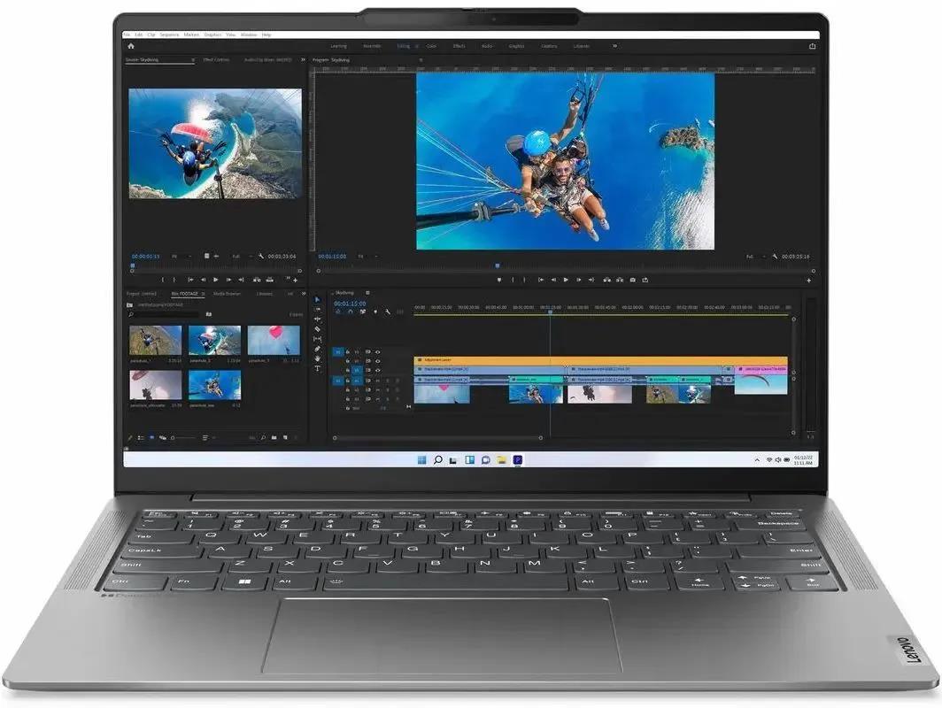 Изображение Ноутбук Lenovo Yoga Slim 6 14IRH8 (Intel 13700H 2400 МГц/ SSD 1024 ГБ  /RAM 16 ГБ/ 14" 2240x1400/VGA встроенная/ Windows 11 Home) (83E00055RU)