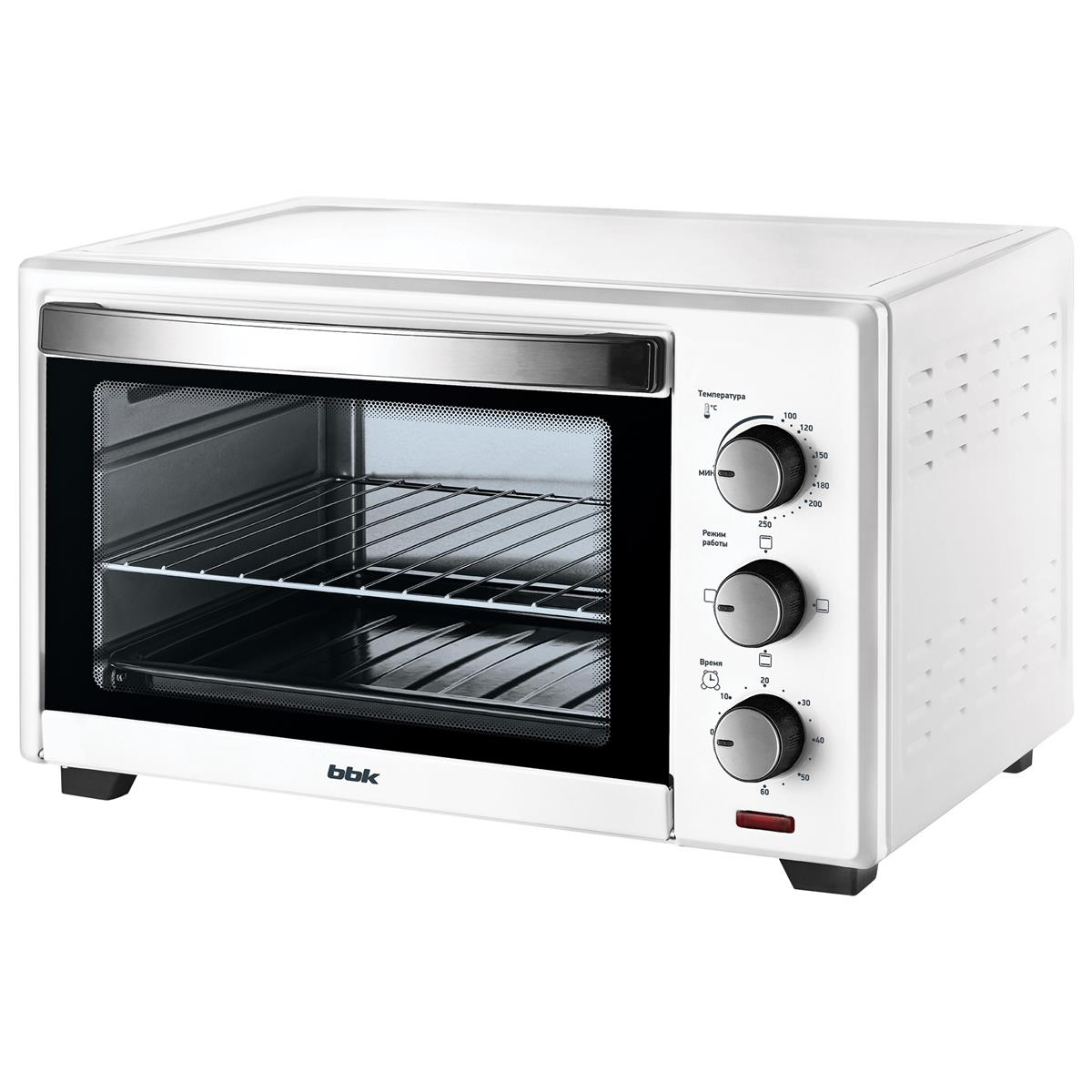 Изображение Электропечь BBK OE3027M (30 л /1600 Вт /белый)