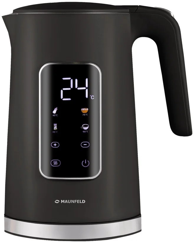 Изображение Электрический чайник MAUNFELD MGK-635DBK (2200 Вт/1,7 л /пластик/черный)