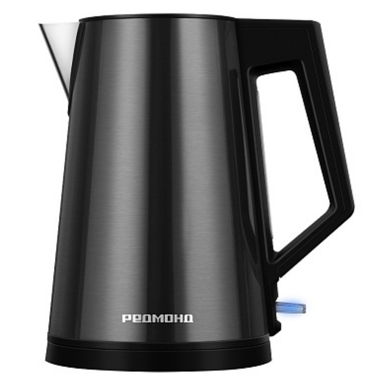 Изображение Электрический чайник REDMOND KM244 (2200 Вт/1,7 л /пластик, нержавеющая сталь/серый)