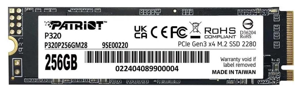 Изображение SSD диск Patriot P320 256 Гб 2280 (P320P256GM28)