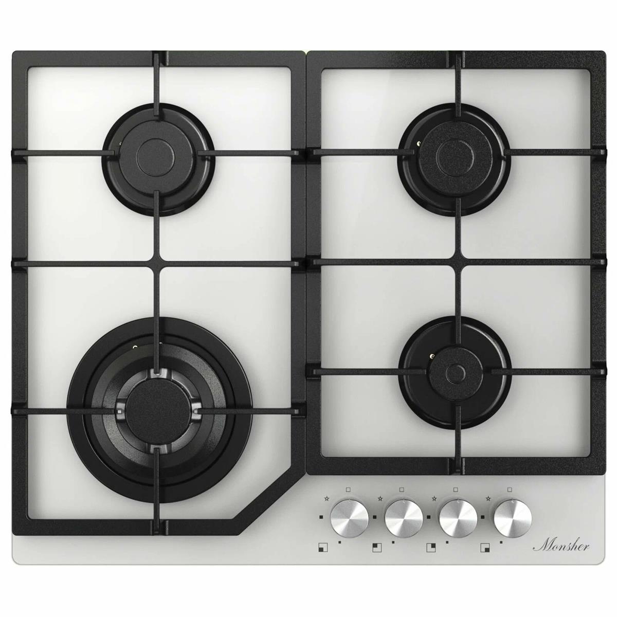 Изображение Варочная панель MONSHER MGG 63 Blanc (белый)