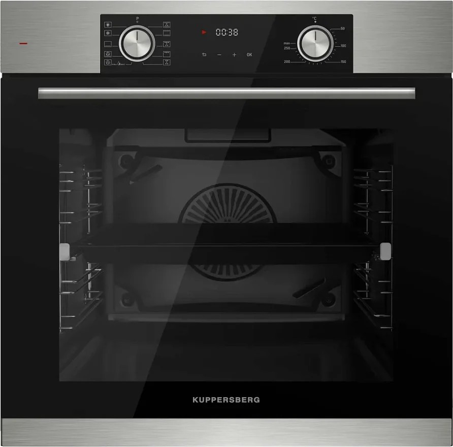 Изображение Духовой шкаф Kuppersberg HF 610 BX (80 л , чёрный, нержавеющая сталь)