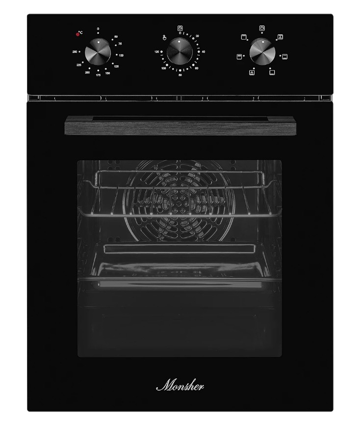 Изображение Духовой шкаф MONSHER MOE 4563 Noir (50 л , чёрный)