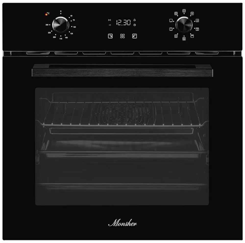 Изображение Духовой шкаф MONSHER MOE 6092 Noir (70 л , чёрный)
