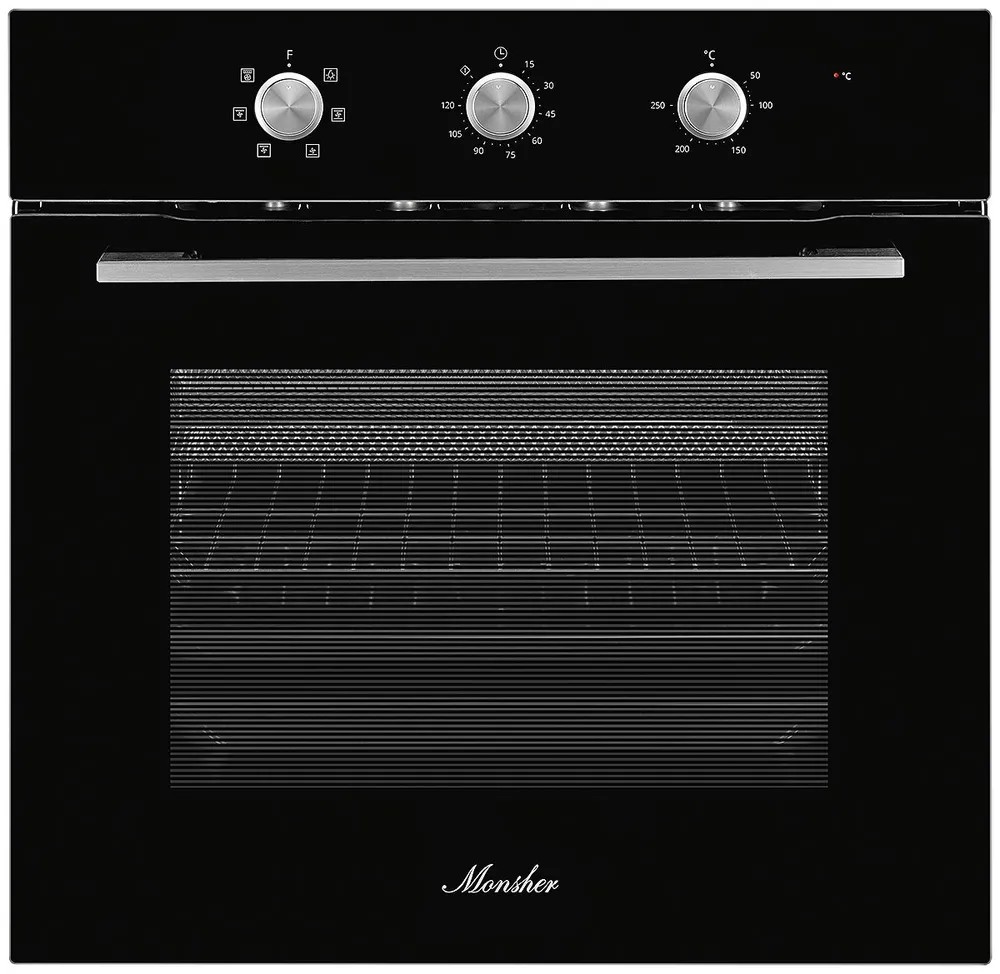 Изображение Духовой шкаф MONSHER MOE 6062 Noir (58 л , чёрный)