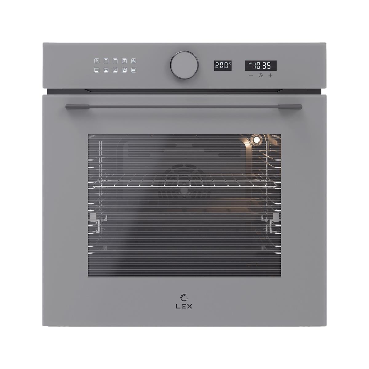 Изображение Духовой шкаф LEX EDM 1002 ONE GR (72 л , серый)