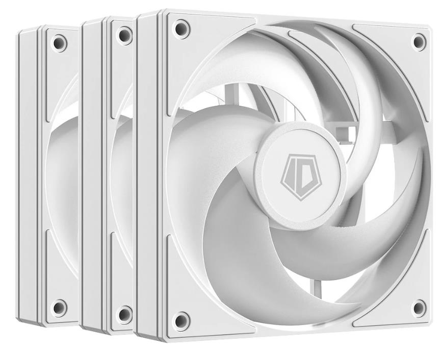 Изображение Вентилятор ID-Cooling AS-120-W TRIO (2000 об/мин , 120x120x25 мм,4-pin PWM)