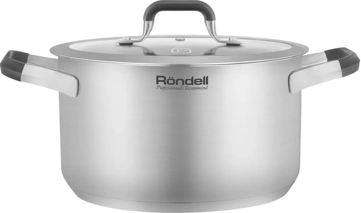 Изображение Кастрюля Rondell Stolz RDS-1753 20см, с крышкой, стальной (3,2 л )