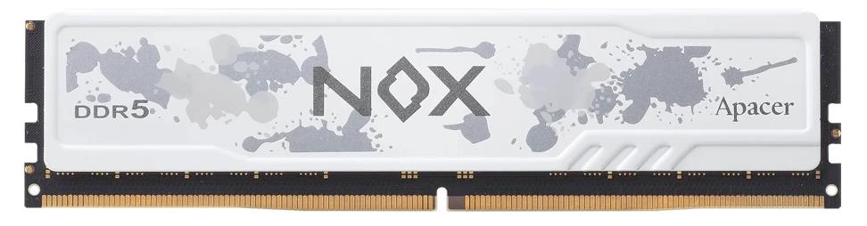 Изображение Оперативная память 16 GB DDR5 Apacer NOX White (54400 МБ/с, 6800 МГц, CL40)