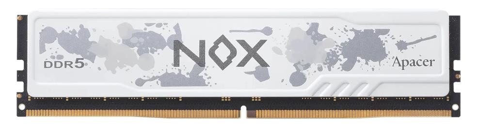 Изображение Оперативная память 16 GB DDR5 Apacer NOX White (51200 Мб/с, 6400 МГц, CL40)