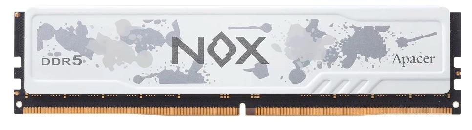 Изображение Оперативная память 16 GB DDR5 Apacer NOX White (44800 Мб/с, 5600 МГц, CL40)