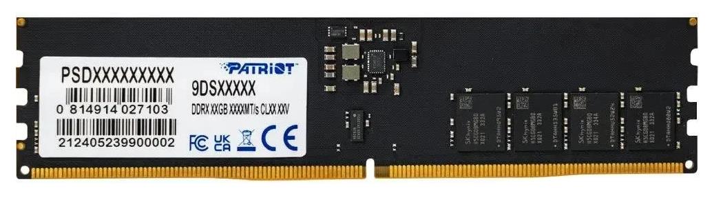 Изображение Оперативная память 16 GB DDR5 Patriot PSD516G64081C (51200 Мб/с, 6400 МГц, CL52)