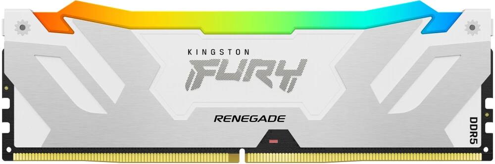 Изображение Оперативная память 16 GB DDR5 Kingston Fury Renegade White (60800 МБ/с, 7600 МГц, CL38)
