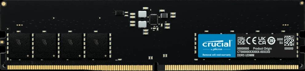 Изображение Оперативная память 16 GB DDR5 Crucial CT16G56C46U5T (44800 Мб/с, 5600 МГц, CL46)