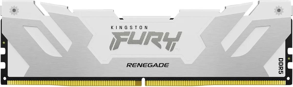 Изображение Оперативная память 1x32 GB DDR5 Kingston Fury Renegade White (51200 Мб/с, 6400 МГц, CL32)