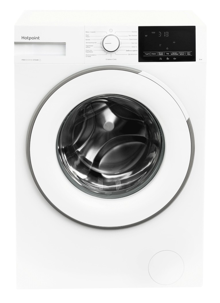 Изображение Стиральная машина HOTPOINT WSH 6090 VWW, белый (фронтальная, 6 кг, 1000 об/мин )