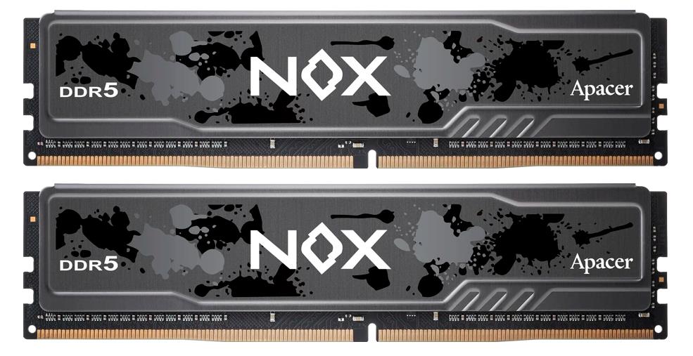 Изображение Оперативная память 2x16 GB DDR5 Apacer NOX Black (48000 Мб/с, 6000 МГц, CL40)