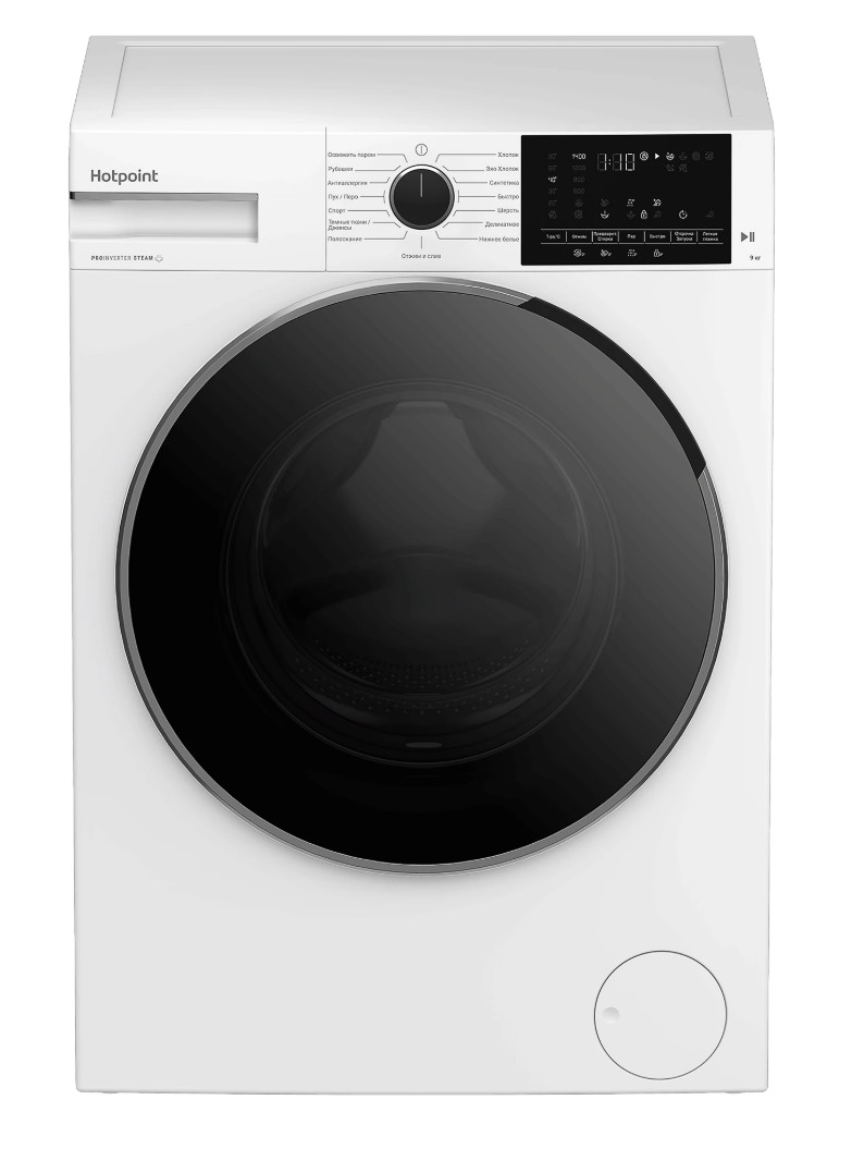 Изображение Стиральная машина HOTPOINT WH 9490 VWX, белый (фронтальная, 9 кг, 1400 об/мин )