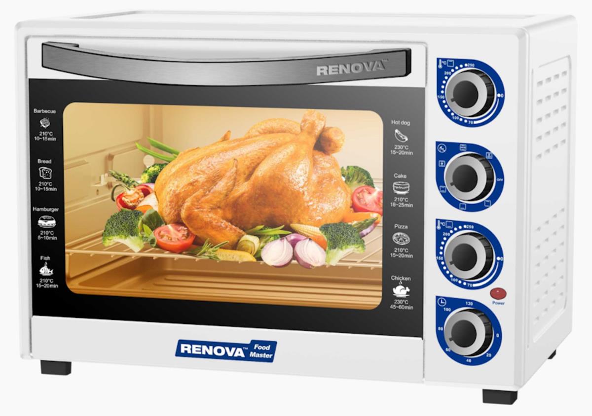 Изображение Электропечь Renova MO-50GLTW1 (50 л /2000 Вт /белый)