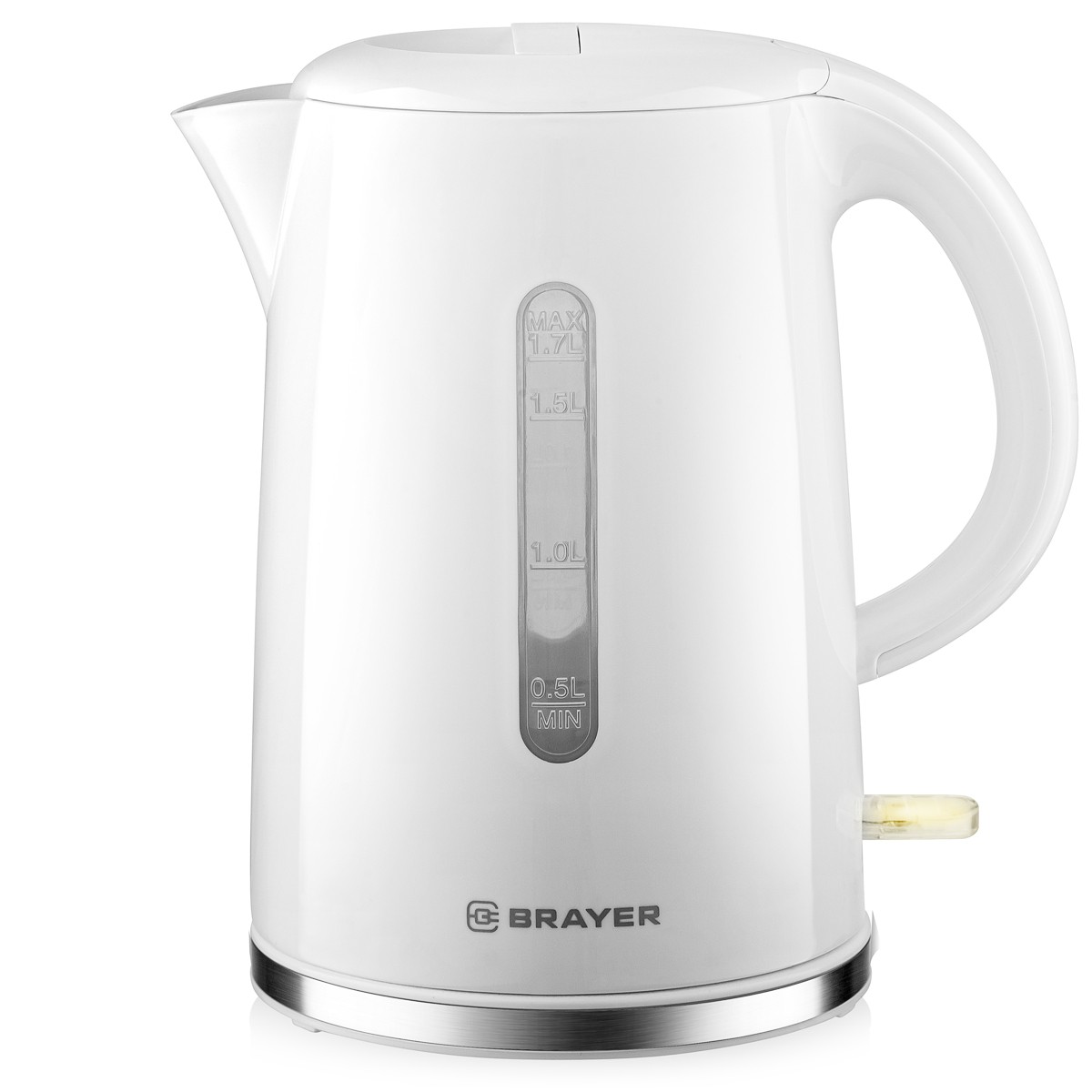 Изображение Электрический чайник Brayer BR6108 (2200 Вт/1,7 л /пластик/белый)