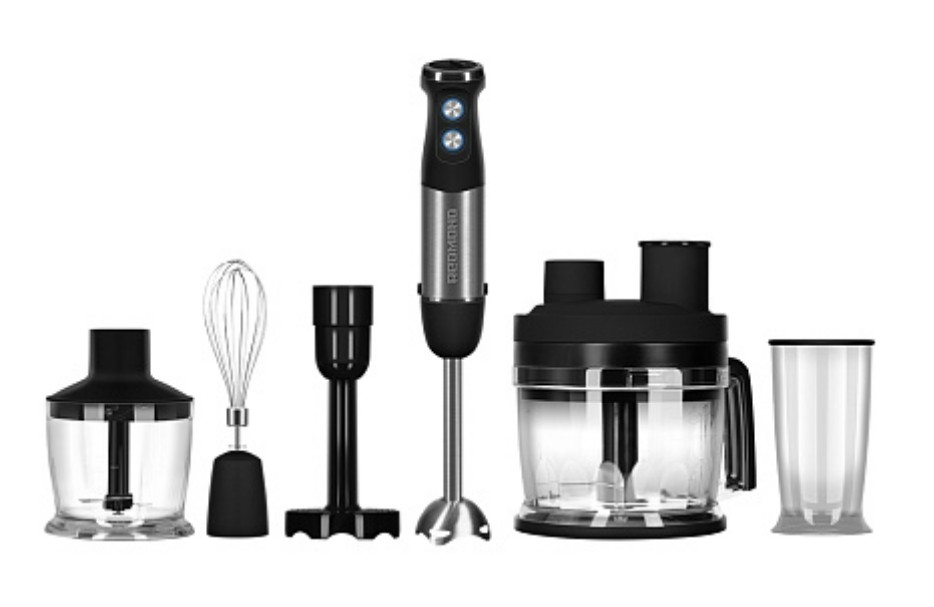 Изображение Блендер REDMOND BH406 (погружной/1500 Вт/черный)