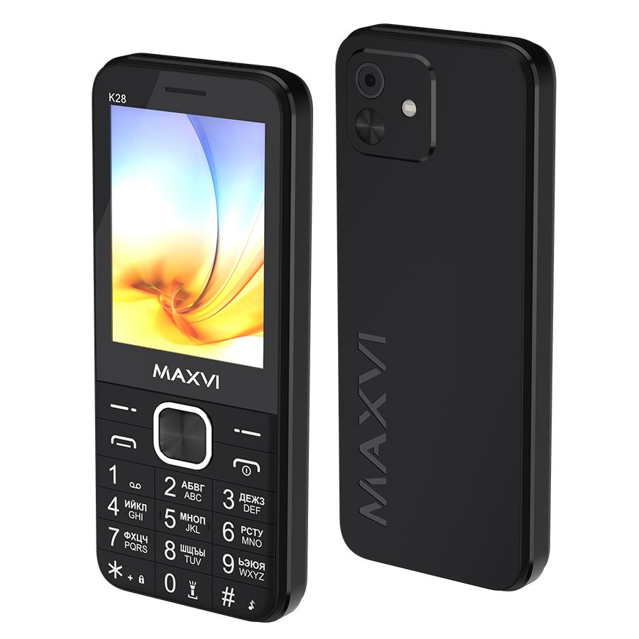 Изображение Мобильный телефон MAXVI K28,черный