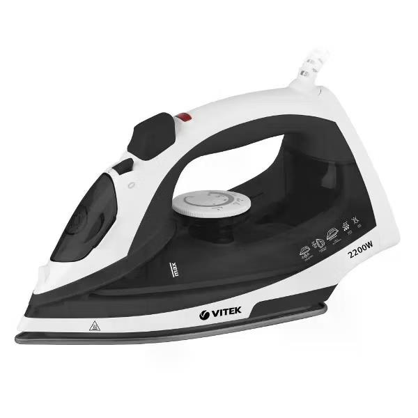 Изображение Утюг VITEK VT-8338 Metropolis (2200 Вт/черный, белый)
