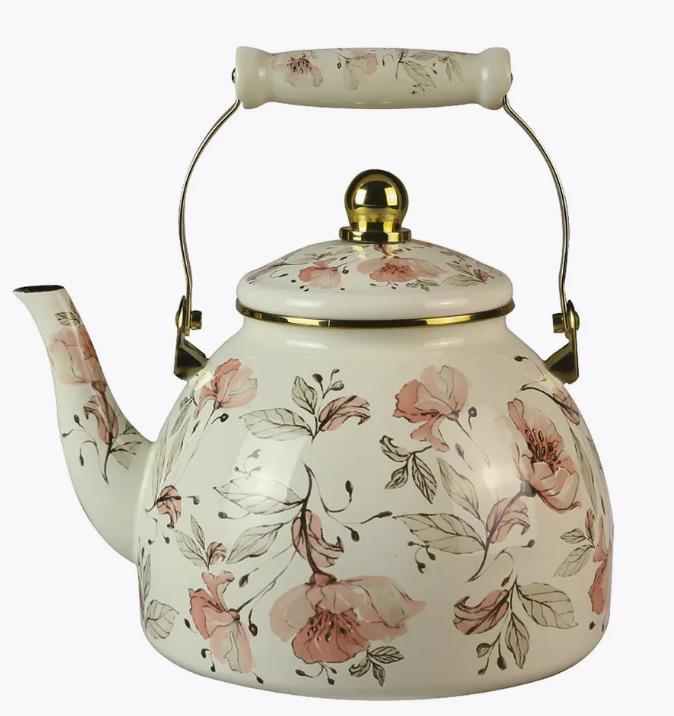 Изображение Чайник Zeidan Z-4525 Flowers (4, л л /розовый, белый)