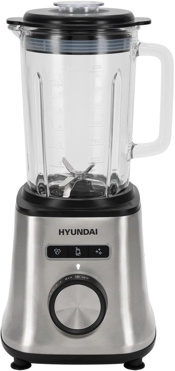 Изображение Блендер Hyundai HYB-S4921 (стационарный/1500 Вт/серебристый, черный)