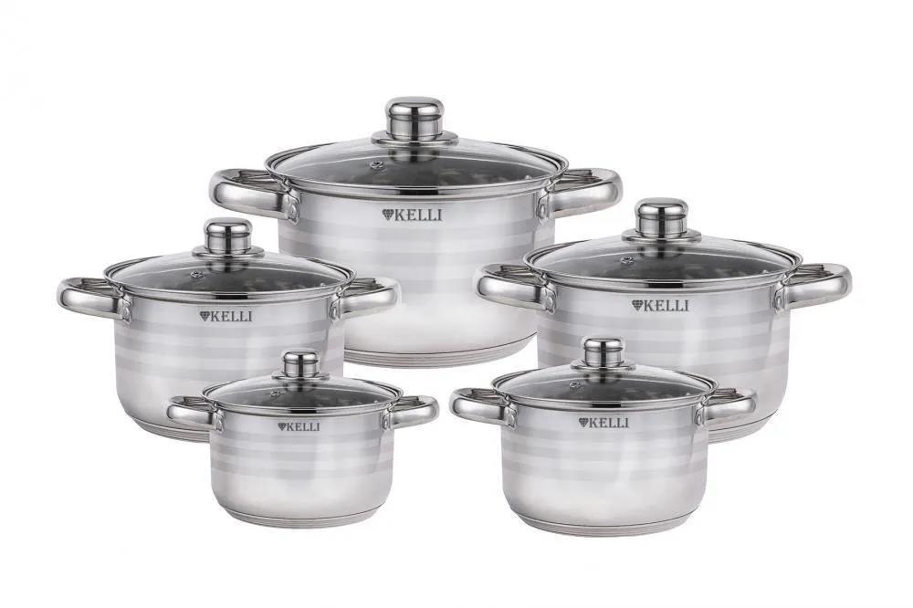 Изображение Набор кастрюль Kelli KL-4296 10пред. ()