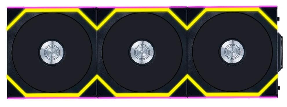 Изображение Вентилятор Lian Li UNI Fan SL Wireless 120 Black (2000 об/мин , 120x120x25 мм,4-pin PWM)