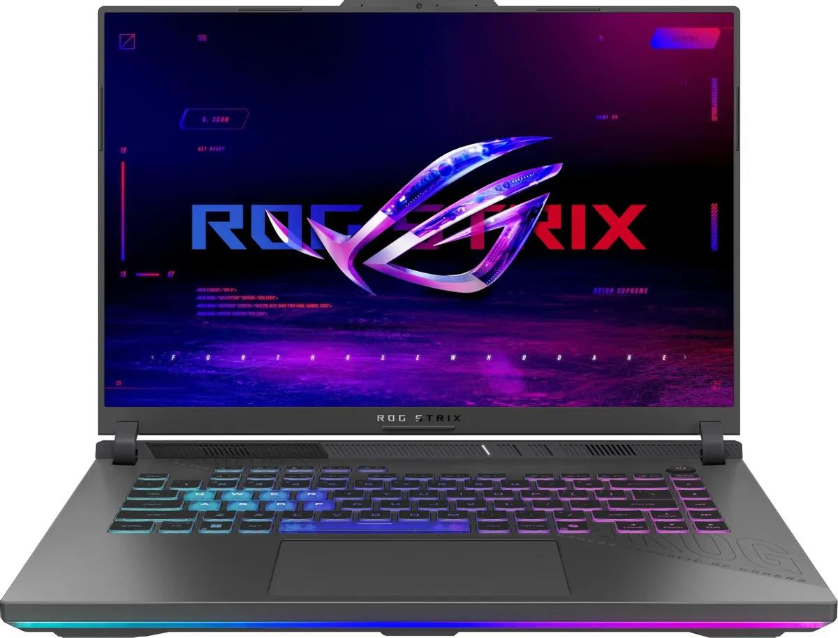 Изображение Ноутбук Asus ROG Strix G16 G614PP-S5063 (AMD 8940HX 2400 МГц/ SSD 512 ГБ  /RAM 16 ГБ/ 16" 2560x1600/VGA дискретная/ Без ОС) (90NR0L67-M00300)