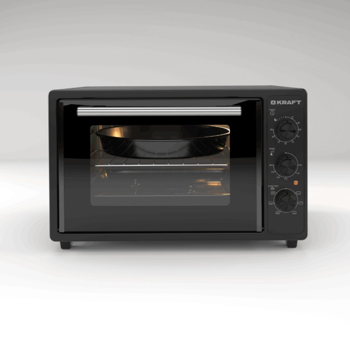 Изображение Электропечь Kraft KN-MO 3904 FRKBL (39 л /1400 Вт /черный)