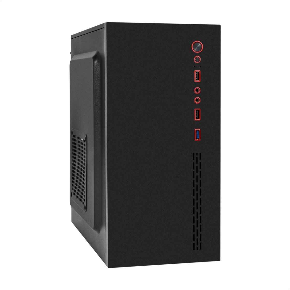 Изображение Корпус ExeGate BAA-403U2-AAA350 (mATX, ATX, Mini-ITX, черный, 350 Вт)/(BAA-403U2-AAA350)