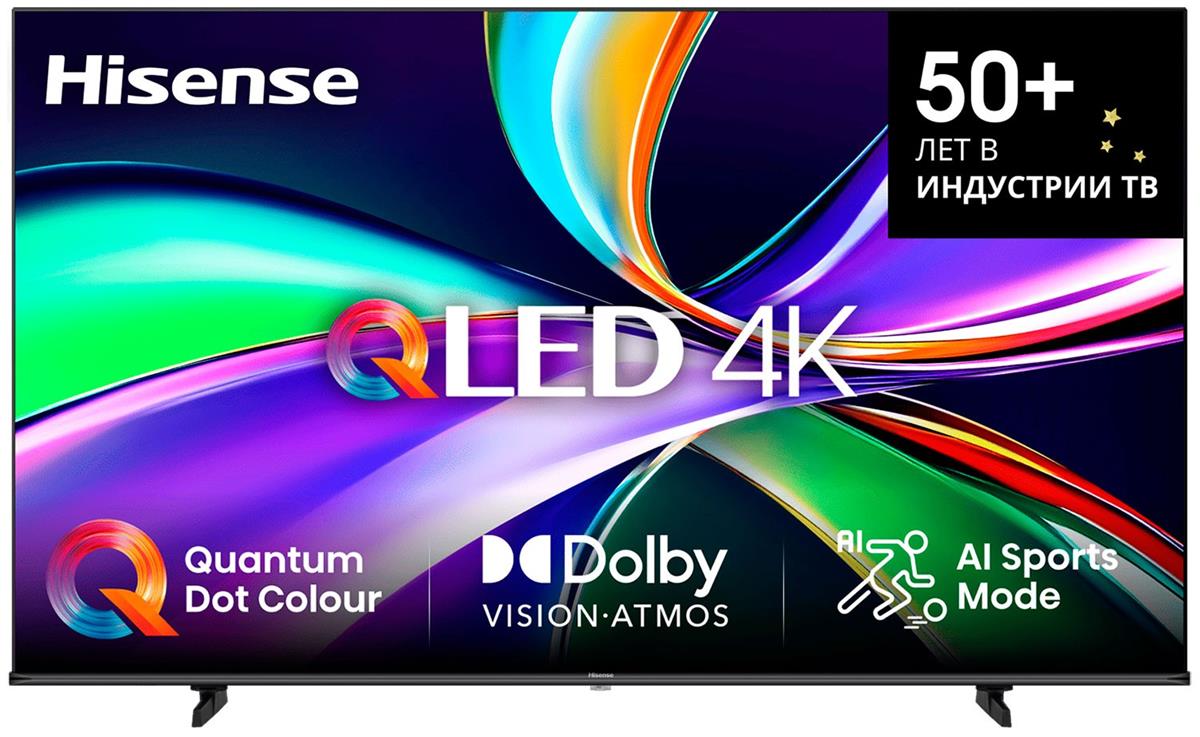 Изображение Телевизор Hisense 55E7Q 55" HDR, 4K Ultra HD Smart TV черный