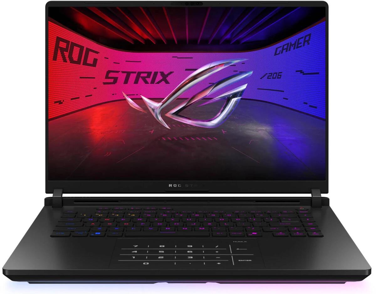 Изображение Ноутбук Asus G635LR ROG Strix SCAR 16 (Intel 275HX 2700 МГц/ SSD 2048 ГБ  /RAM 32 ГБ/ 16" 2560x1600/VGA дискретная/ Без ОС) (90NR0LU1-M000A0)