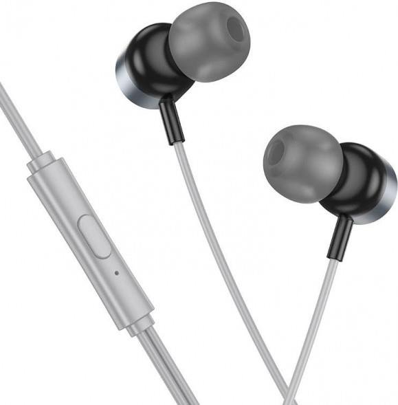Изображение Наушники Hoco (6942007612692) M122 Metal Grey