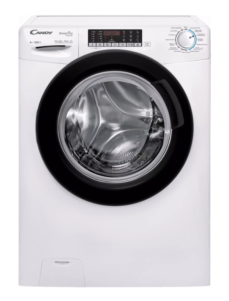 Изображение Стиральная машина Candy CSO44 286TWMB-07, белый (фронтальная, 8 кг, 1200 об/мин )