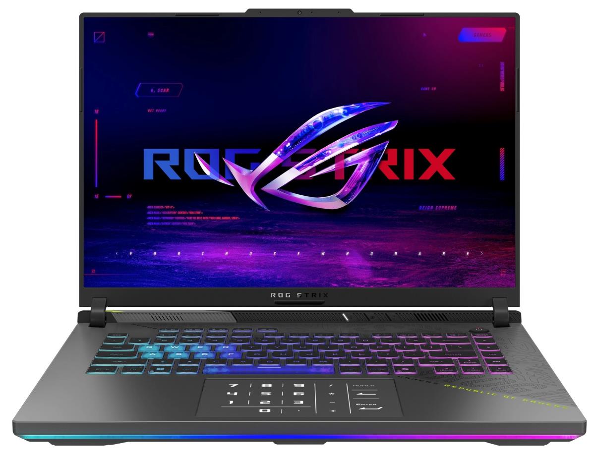 Изображение Ноутбук Asus G614PR ROG Strix G16 (2025) (AMD 8940HX 2400 МГц/ SSD 1024 ГБ  /RAM 16 ГБ/ 16" 1920x1200/VGA дискретная/ Без ОС) (90NR0NJ7-M001J0)