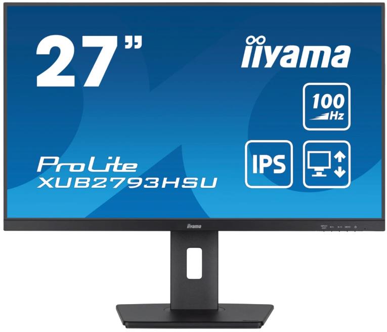 Изображение Монитор Iiyama ProLite XUB2793HSU-B7 (27 "/1920x1080/TFT IPS)