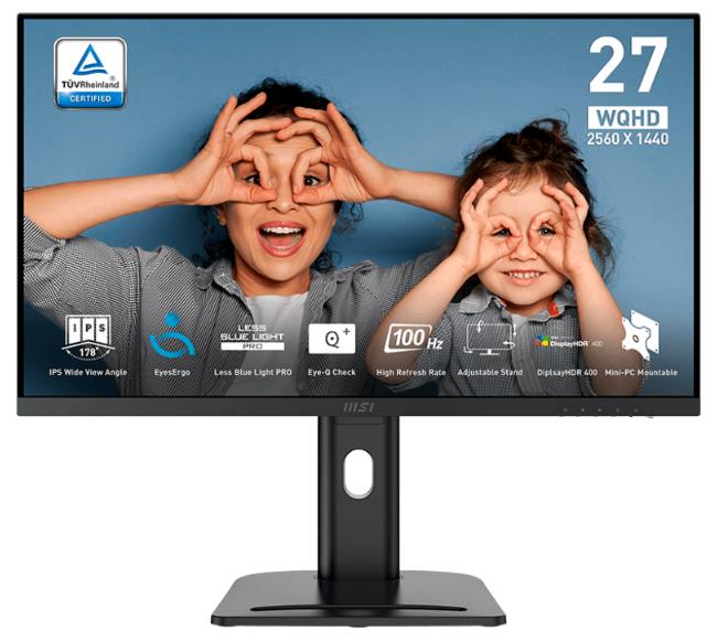 Изображение Монитор MSI PRO MP273QP E2 (27 "/2560x1440/TFT IPS)