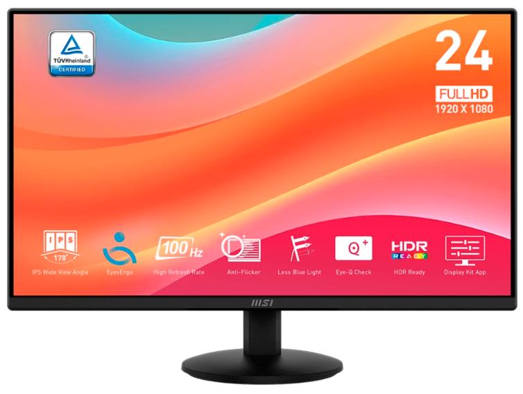 Изображение Монитор MSI Pro MP242L (23,8 "/1920x1080/TFT IPS)