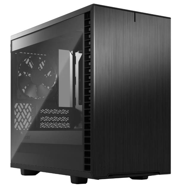 Изображение Корпус Fractal Design Define 7 Nano Black TG Light Tint (Mini-ITX, Mini-DTX, черный, без БП)/(FD-C-DEF7N-02)