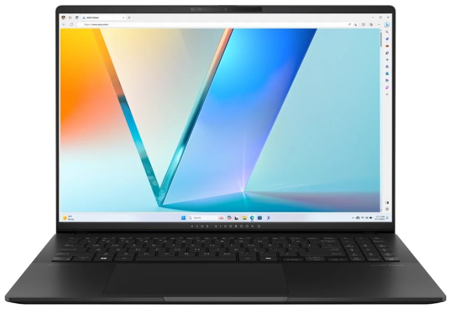 Изображение Ноутбук Asus Vivobook S16 S5606CA-RI175 (Intel 255H 2000 МГц/ SSD 1024 ГБ  /RAM 16 ГБ/ 16" 2880x1800/VGA встроенная/ Без ОС) (90NB1553-M009K0)